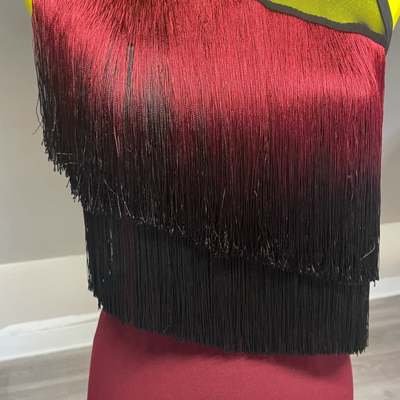 Sandro Paris NWT Fringe Mini Dress 😍💯 - Picture 3 of 7